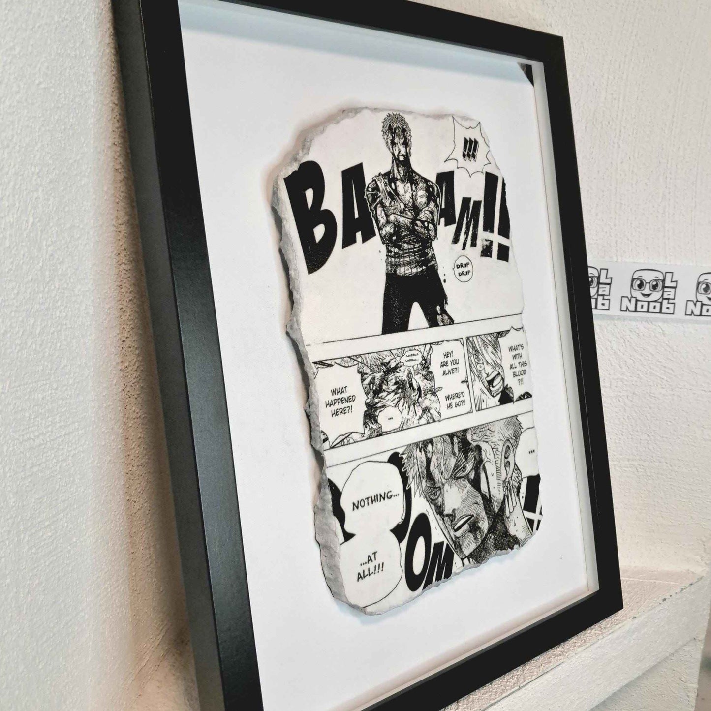 One Piece Wall Art – Zoro “Nothing Happened” Scene