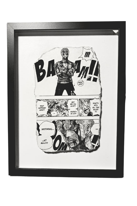 One Piece Wall Art – Zoro “Nothing Happened” Scene