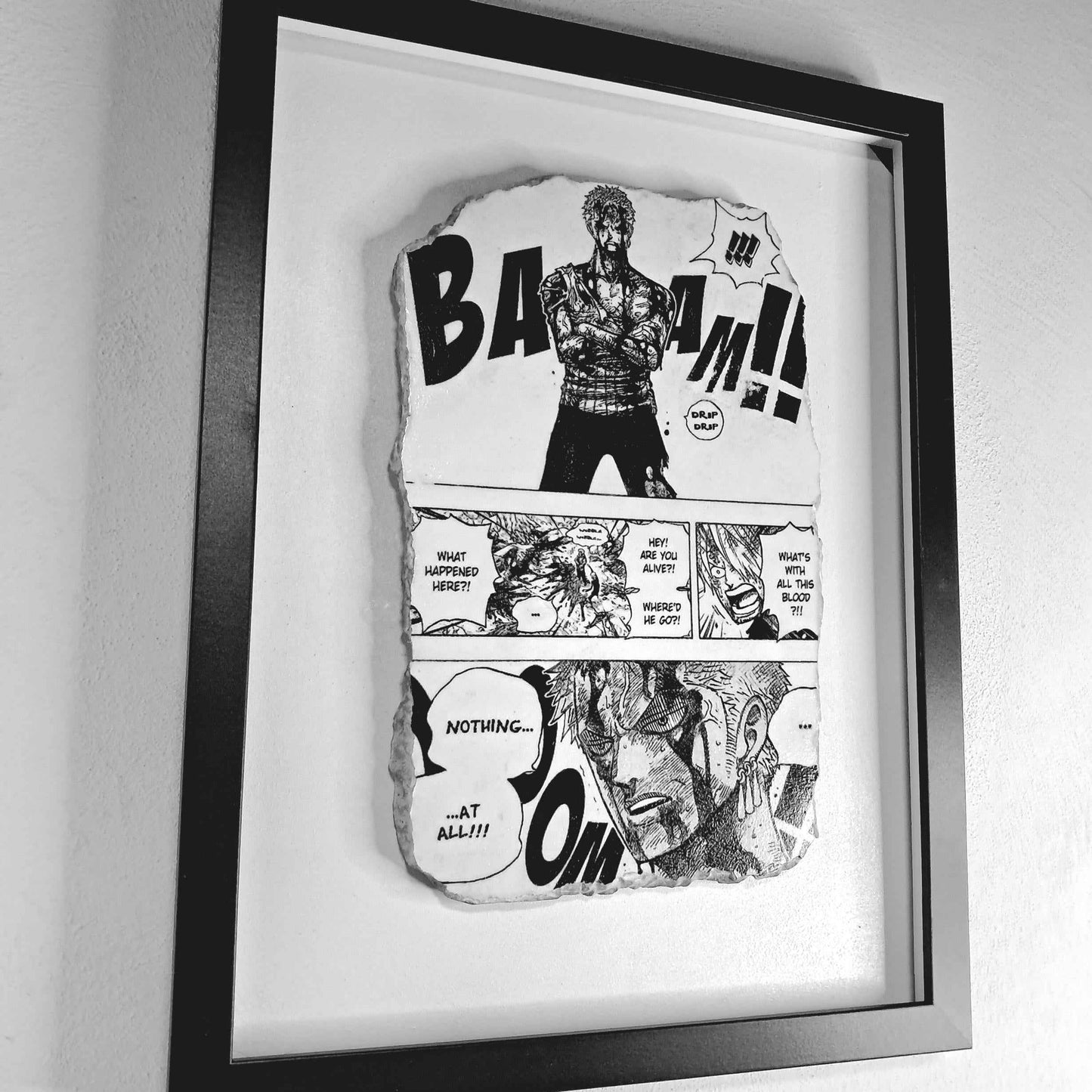 One Piece Wall Art – Zoro “Nothing Happened” Scene