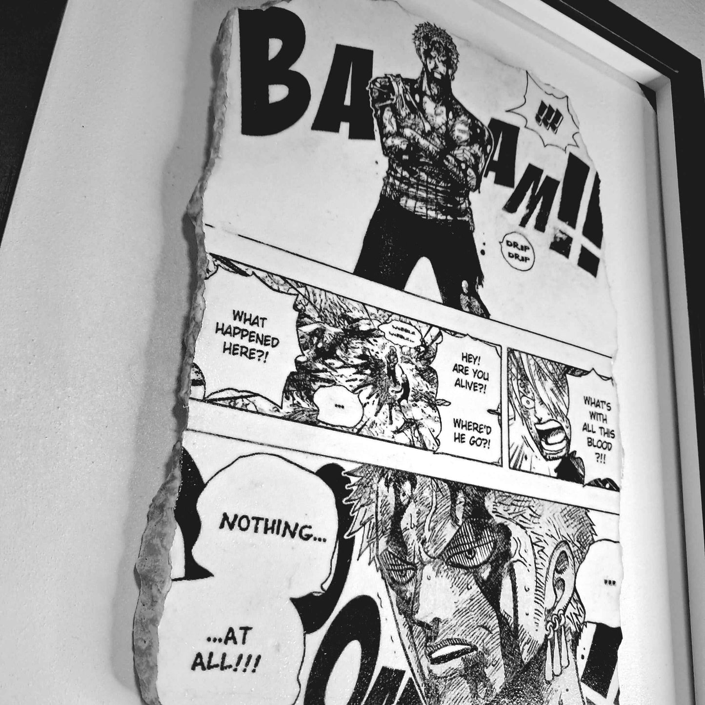 One Piece Wall Art – Zoro “Nothing Happened” Scene