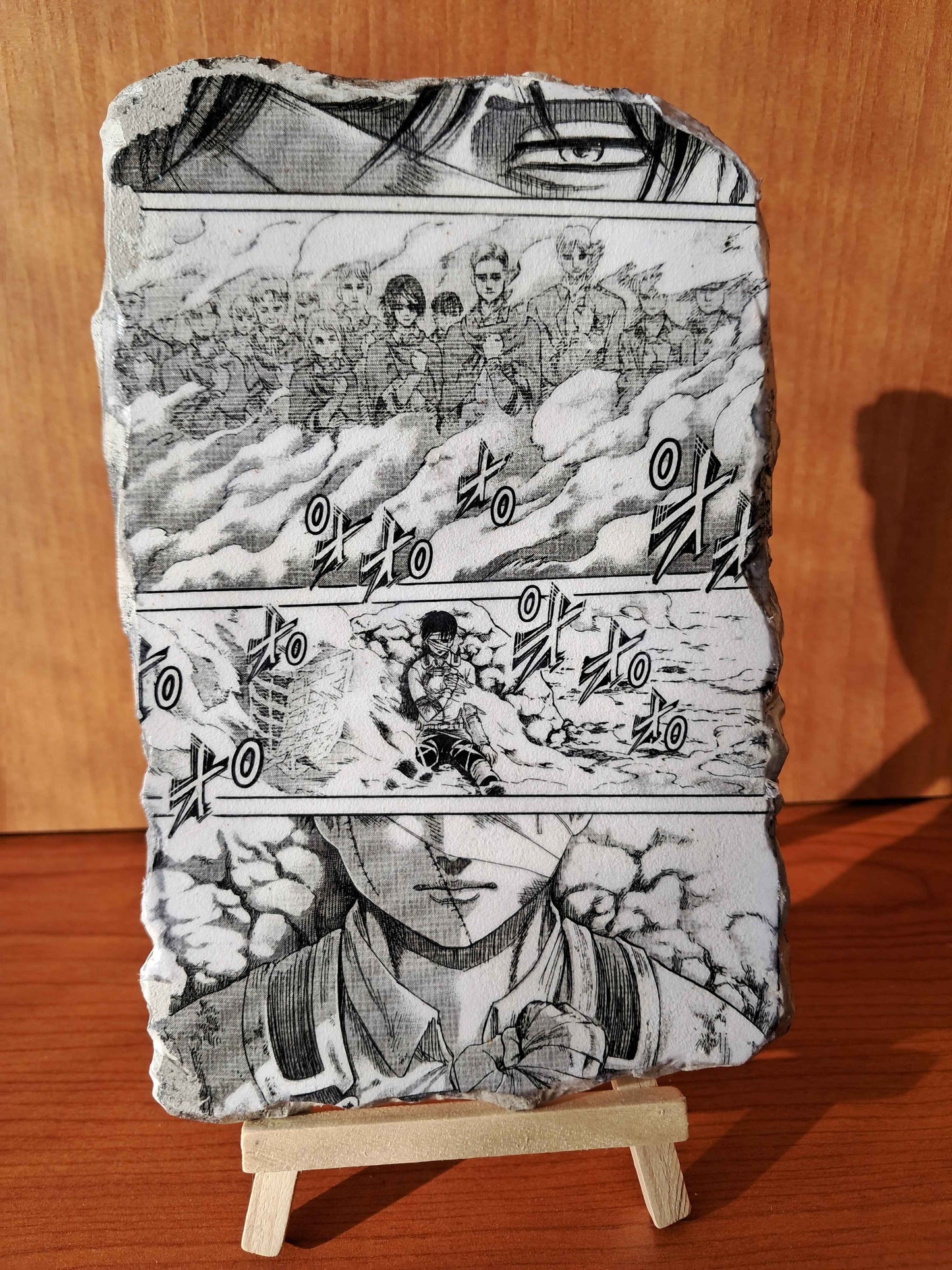 Attack On Titan - Levi's Salute Wall Art. Manga decoration