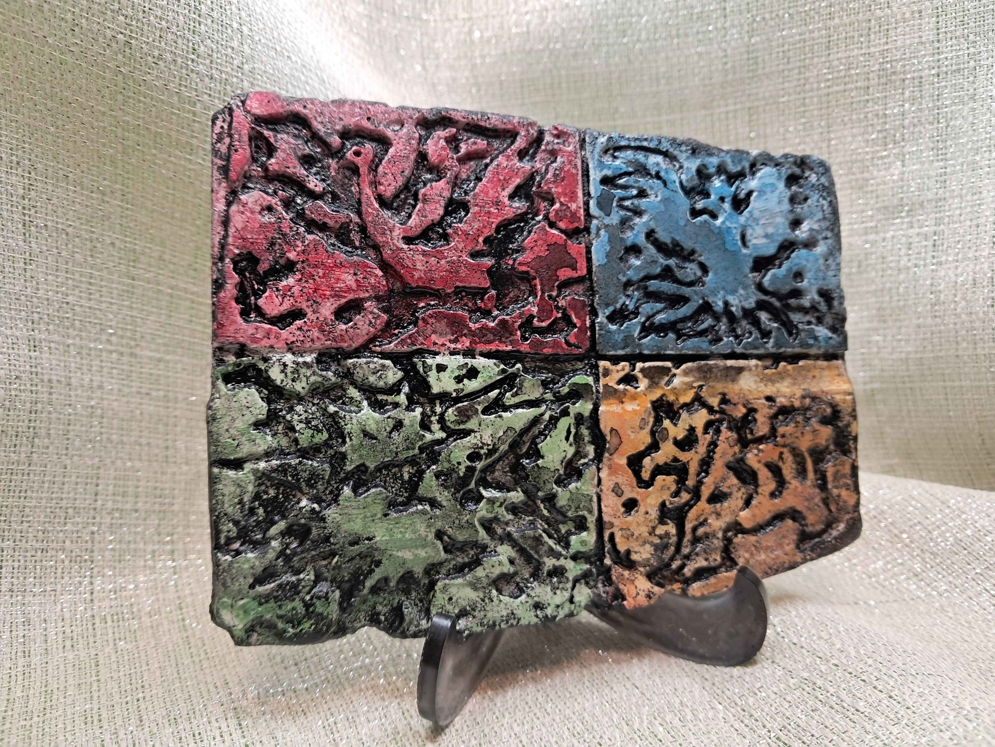 Ancient Pokemon Tablet – Pokemon Fan Art – Legendary Pokemon – Pokemon Custom Wall Art – Pokemon Home Decor for Collectors