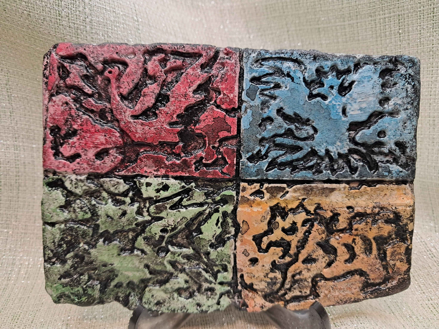 Ancient Pokemon Tablet – Pokemon Fan Art – Legendary Pokemon – Pokemon Custom Wall Art – Pokemon Home Decor for Collectors