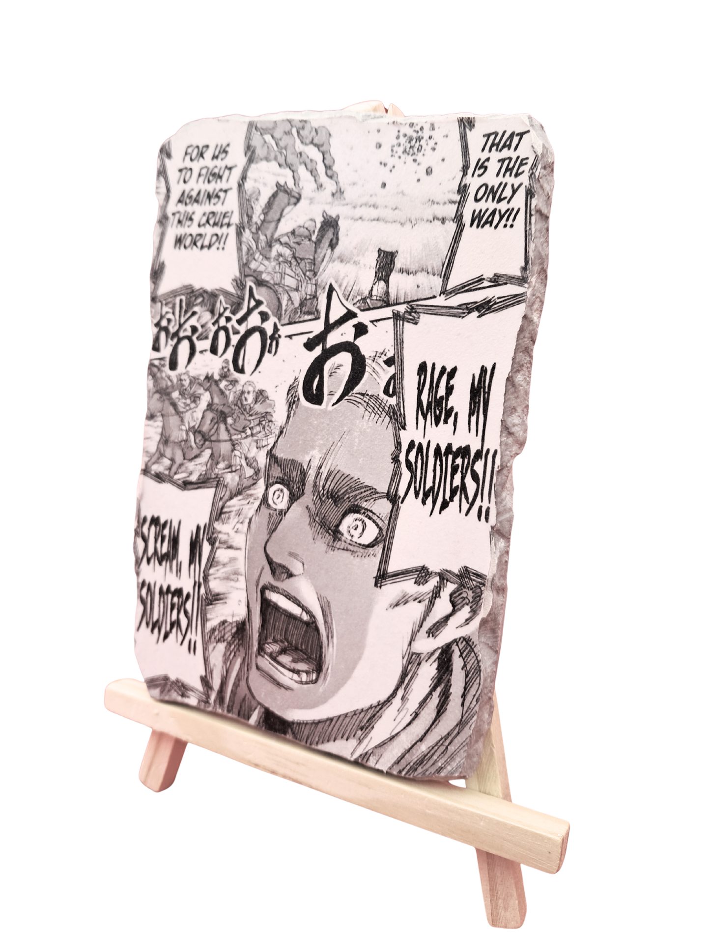 Attack On Titan - Erwin "Scream, my soldiers!!"  Wall Art Manga decoration