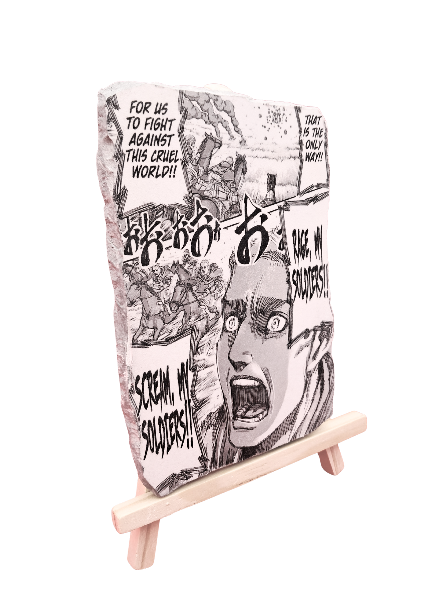 Attack On Titan - Erwin "Scream, my soldiers!!"  Wall Art Manga decoration