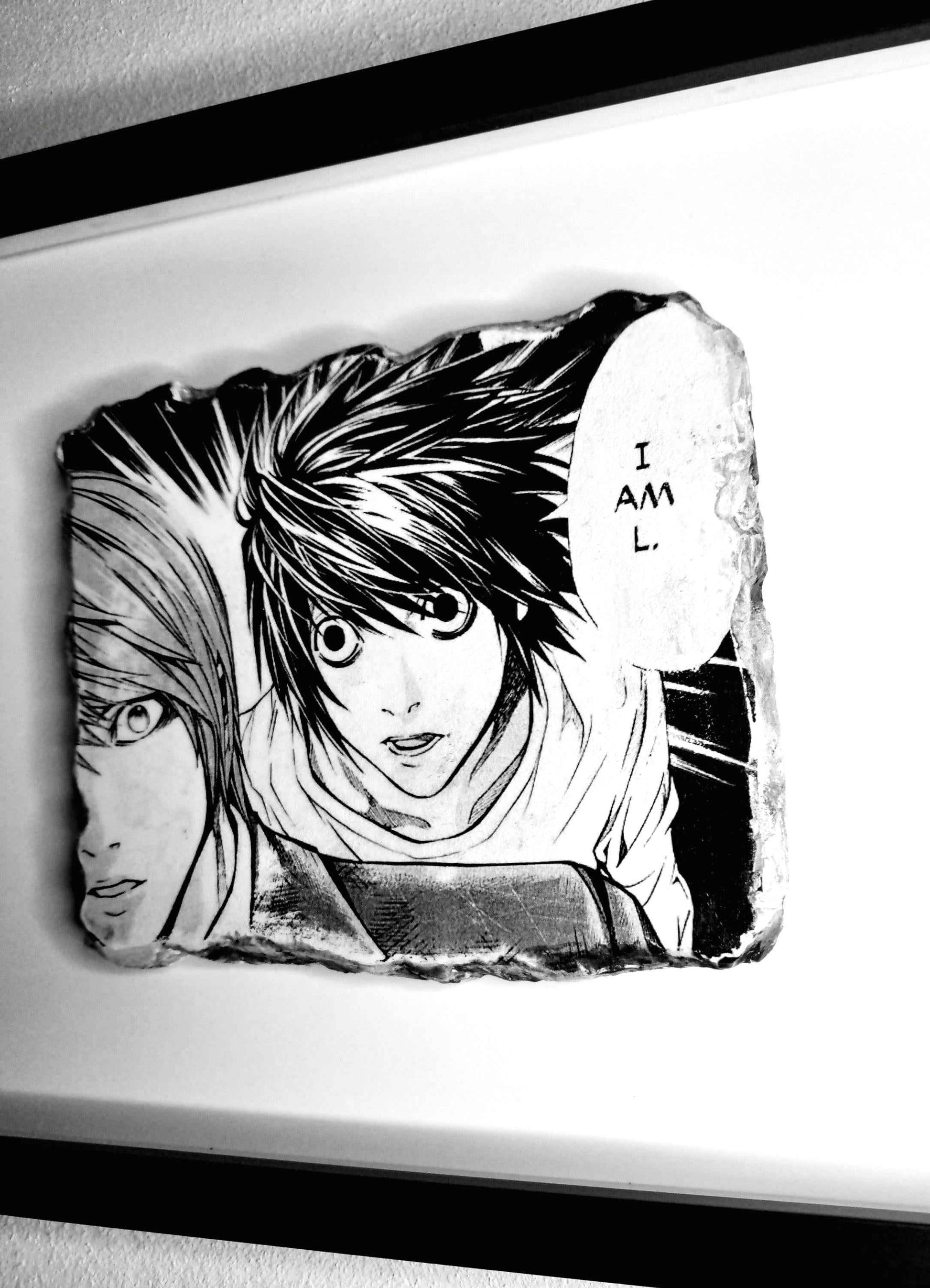 Deathnote "I Am L" - Wallart