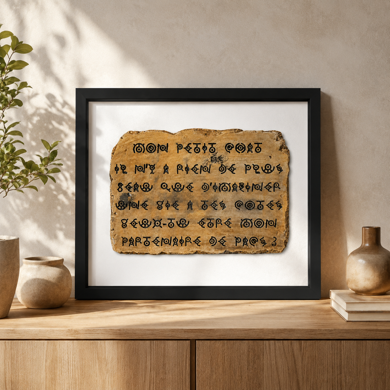 Tavola Unown Personalizzabile