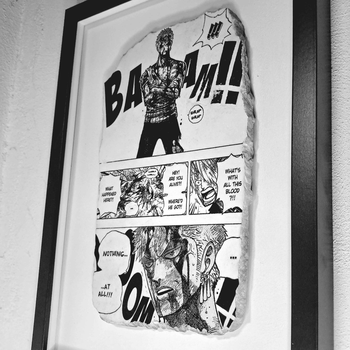 One Piece Wall Art – Zoro “Nothing Happened” Scene